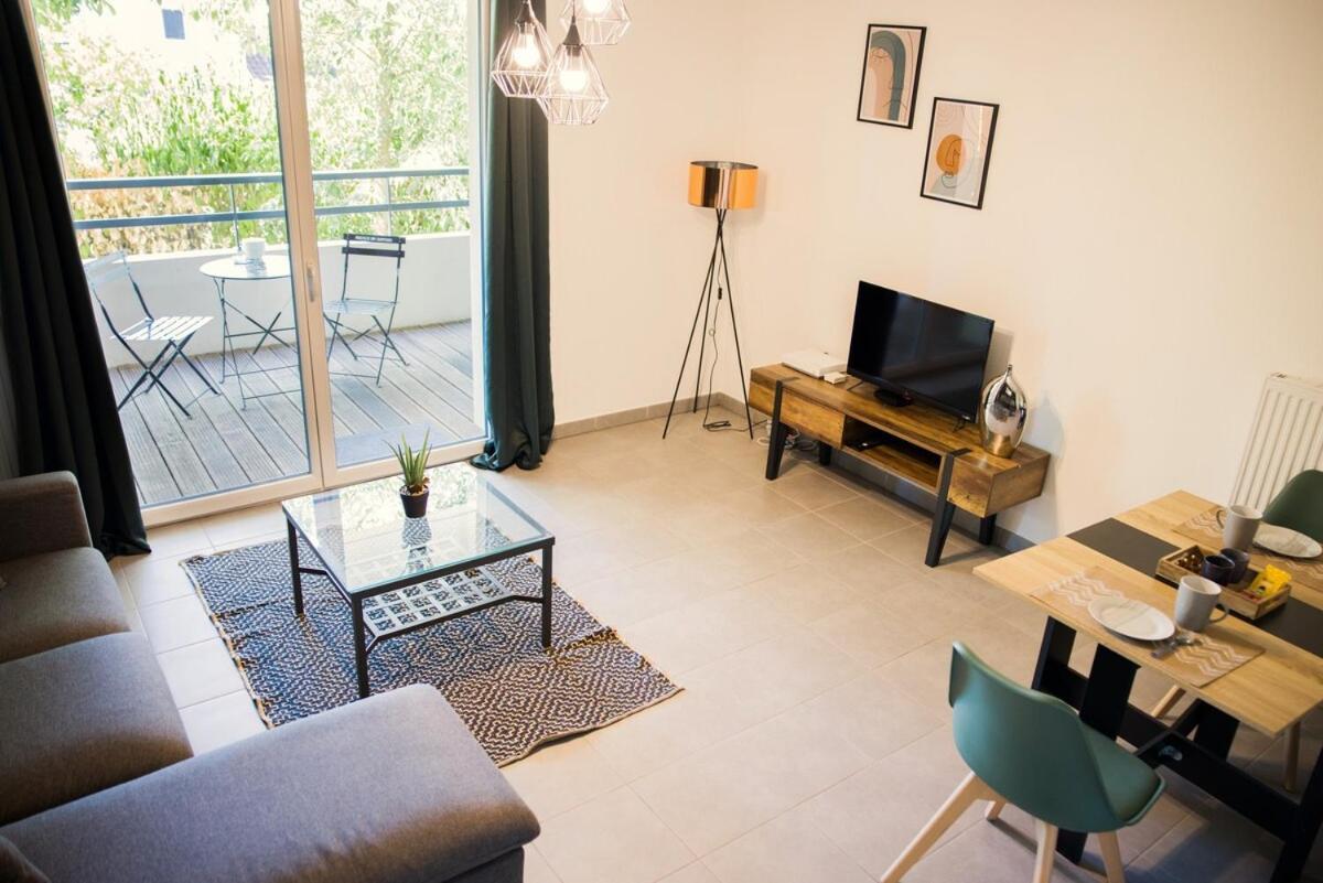 Le Jardin Sequoia ~ Climatisation ~ Parking Lägenhet LʼUnion Exteriör bild